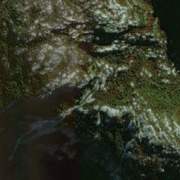 Satellite imagery of Frenchmans Cap, AU