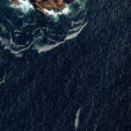 Satellite imagery of Cape Degerando, AU
