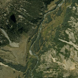 Satellite imagery of Long Spur, NZ