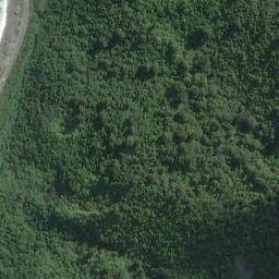 Satellite imagery of Fourteen Mile Bluff, NZ