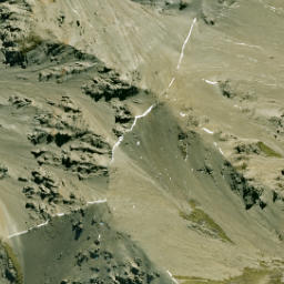 Satellite imagery of Pass Spur, NZ