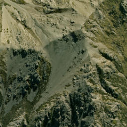Satellite imagery of Pass Spur, NZ