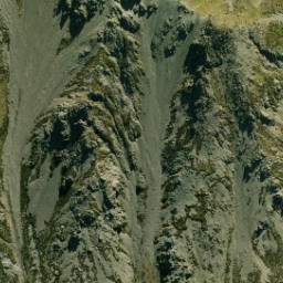 Satellite imagery of Pass Spur, NZ