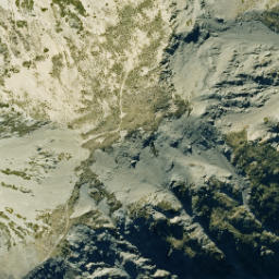 Satellite imagery of Te Rakaomaru Spur, NZ