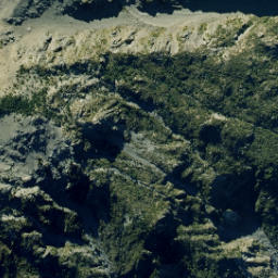 Satellite imagery of Te Rakaomaru Spur, NZ