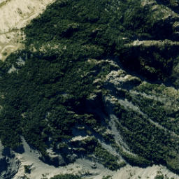Satellite imagery of Te Rakaomaru Spur, NZ