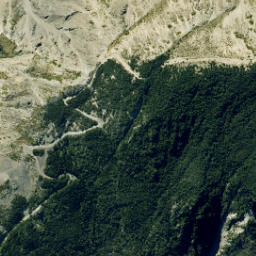 Satellite imagery of Te Hakuwai Spur, NZ