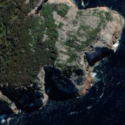 Satellite imagery of Cape Baudin, AU