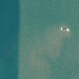 Satellite imagery of Nine Mile Bluff, NZ