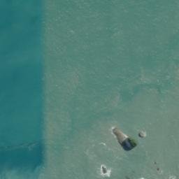Satellite imagery of Nine Mile Bluff, NZ