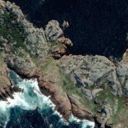 Satellite imagery of Cape Sonnerat, AU