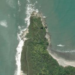 Satellite imagery of Point Elizabeth, NZ
