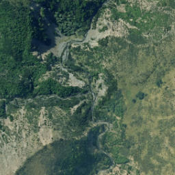Satellite imagery of Conway Spur, NZ