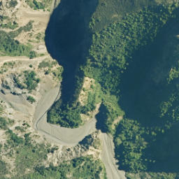 Satellite imagery of Conway Spur, NZ