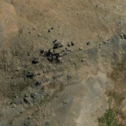 Satellite imagery of Cerro Leleque, AR