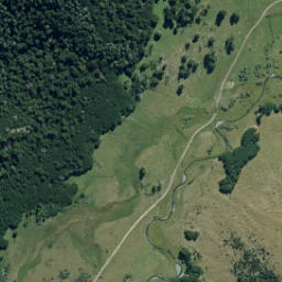 Satellite imagery of Fandang Spur, NZ