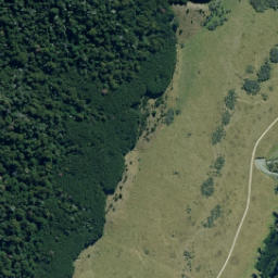 Satellite imagery of Fandang Spur, NZ