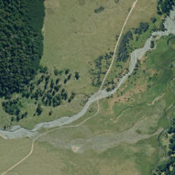 Satellite imagery of Fandang Spur, NZ