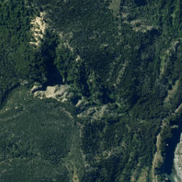 Satellite imagery of Castle Cliffs, NZ