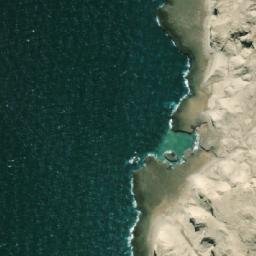 Satellite imagery of Cerro Pirámides, AR