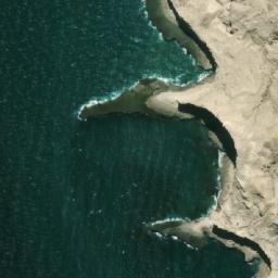 Satellite imagery of Cerro Pirámides, AR