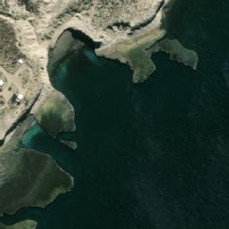 Satellite imagery of Cerro Pirámides, AR