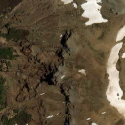 Satellite imagery of Cerro Rivadavia, AR