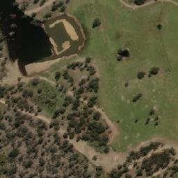 Satellite imagery of Mount Calder, AU