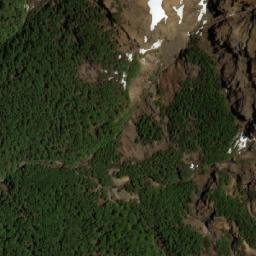Satellite imagery of Cerro Rivadavia, AR