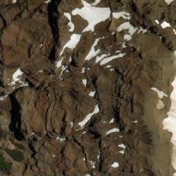 Satellite imagery of Cerro Rivadavia, AR