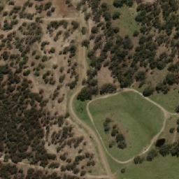 Satellite imagery of Mount Calder, AU