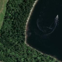 Satellite imagery of Drake Point, NZ