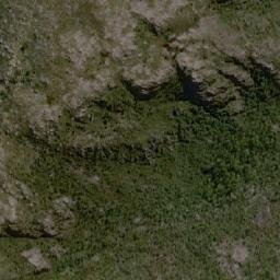 Satellite imagery of Mount Bridges, AU