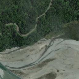Satellite imagery of Inchbonnie Bluff, NZ