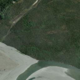 Satellite imagery of Inchbonnie Bluff, NZ