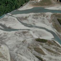 Satellite imagery of Griffin Bluff, NZ