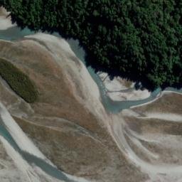 Satellite imagery of Griffin Bluff, NZ