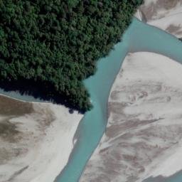 Satellite imagery of Griffin Bluff, NZ