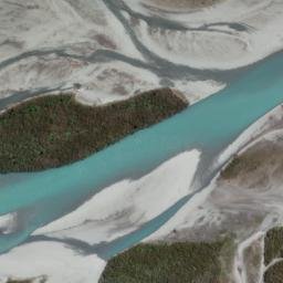 Satellite imagery of Griffin Bluff, NZ