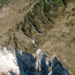 Satellite imagery of Razorback Ridge, NZ