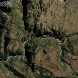 Satellite imagery of Razorback Ridge, NZ