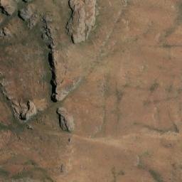 Satellite imagery of Cerro Negro Gualjaina, AR