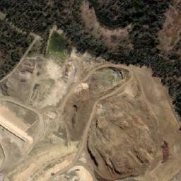 Satellite imagery of Little Blue Hill, AU
