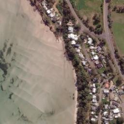 Satellite imagery of Sandy Point, AU
