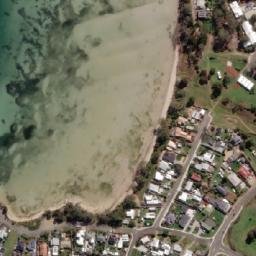 Satellite imagery of Sandy Point, AU