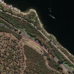 Satellite imagery of Cornelian Bay Point, AU