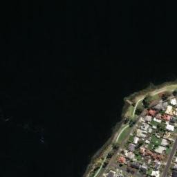 Satellite imagery of Lindisfarne Point, AU