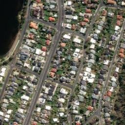 Satellite imagery of Lindisfarne Point, AU