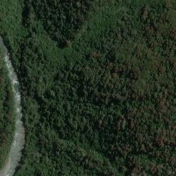 Satellite imagery of Cascade Rock, NZ