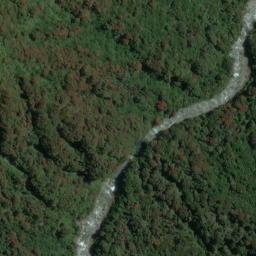 Satellite imagery of Cascade Rock, NZ